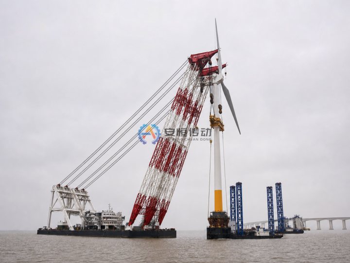 Application d’accouplements pour ports et manutention lourde